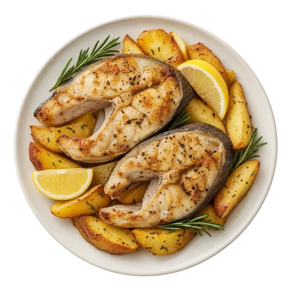 Сом — порционные куски, 1 кг