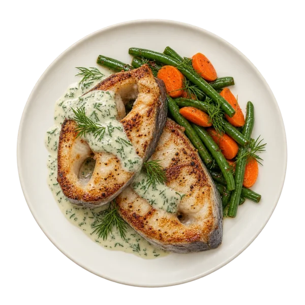 Сом — порционные куски, 1 кг