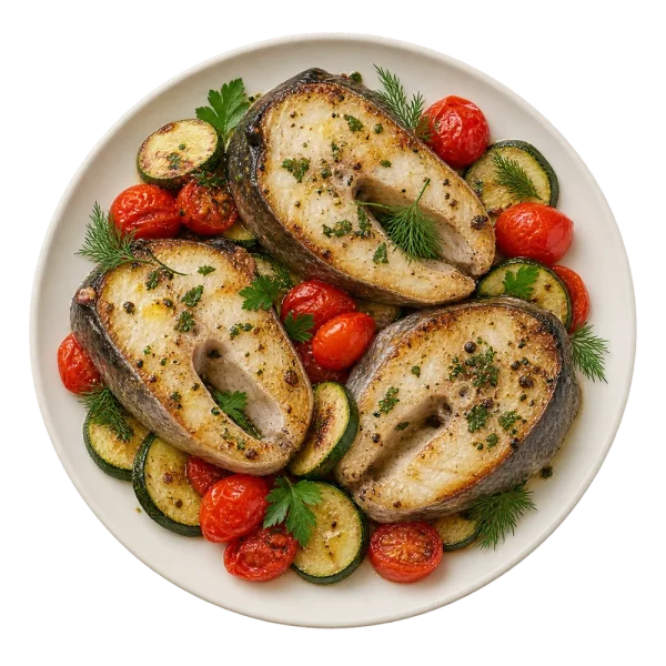 Сом — порционные куски, 1 кг