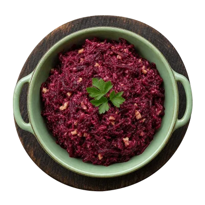 Свёкла с орехами